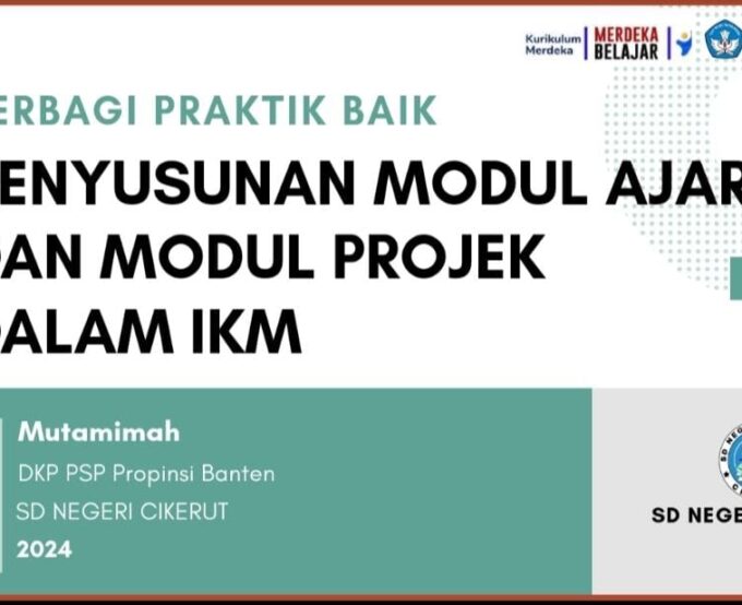 Kegiatan Kombel Berbagi Praktik Baik SDN Cikerut