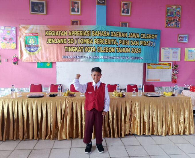 Muhamad Riziq Farhan Ikuti Lomba Puisi dalam Kegiatan Apresiasi Bahasa Daerah Tingkat Kota Cilegon