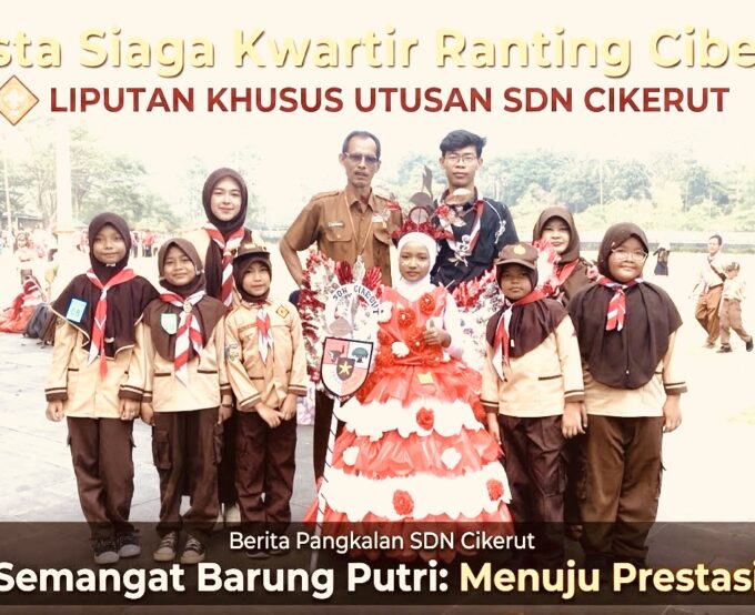 SDN Cikerut Siapkan Barung Putri Terbaik Hadapi Pesta Siaga Kwarran Cibeber