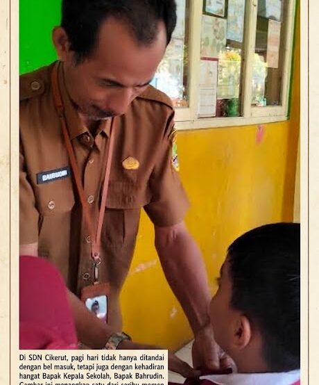 HATI YANG PEDULI: Sosok Inspiratif Bapak Kepala Sekolah Bahrudin di SDN Cikerut