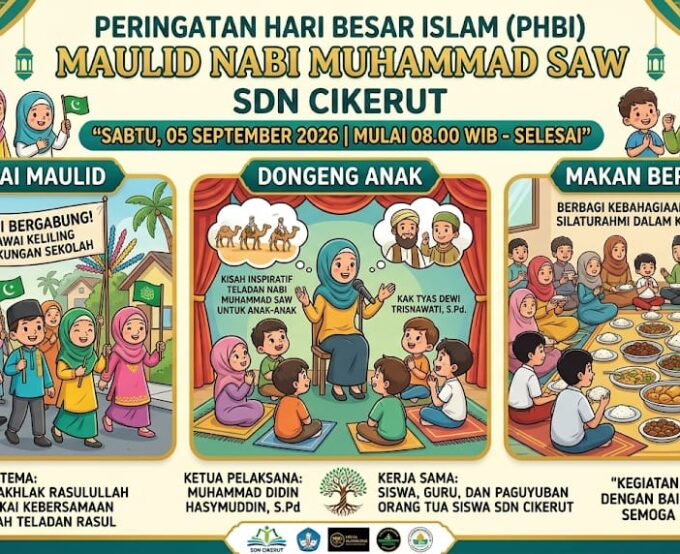 SDN Cikerut Gelar Peringatan Maulid Nabi Muhammad SAW 1448 H Penuh Khidmat dan Kebersamaan