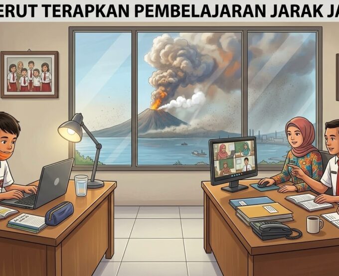 SDN Cikerut Terapkan Pembelajaran Jarak Jauh (PJJ) Mulai 7 September 2026 Dampak Erupsi Gunung Anak Krakatau